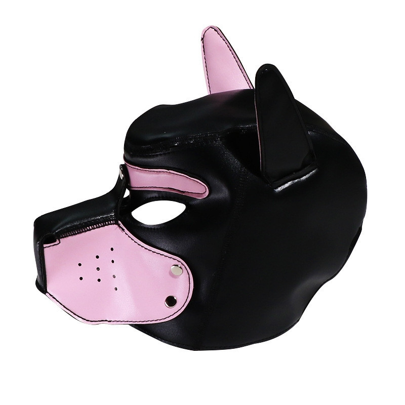 Kinky Puppy Cagoule Puppy Smart Noir-Rose